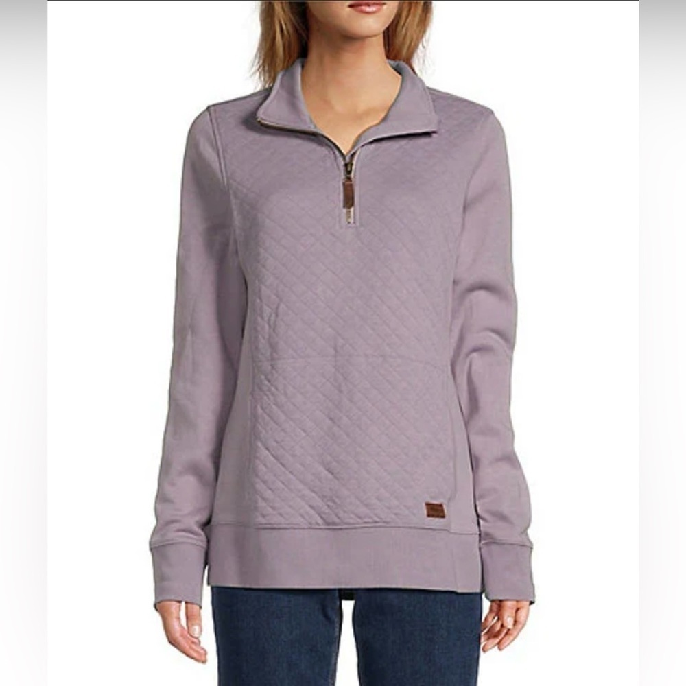 L.L Bean Lavender Quilted Women's Top